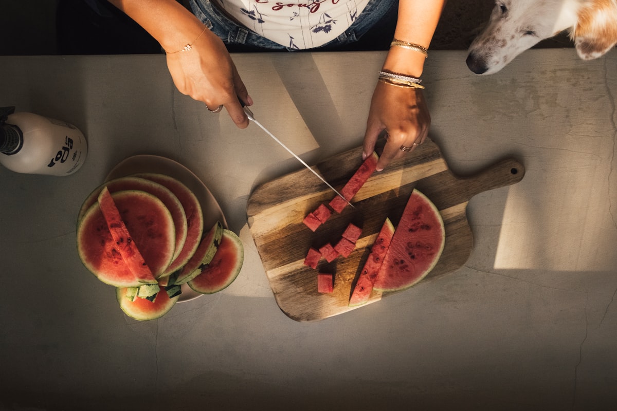Ingredientes frescos para snacks saludables